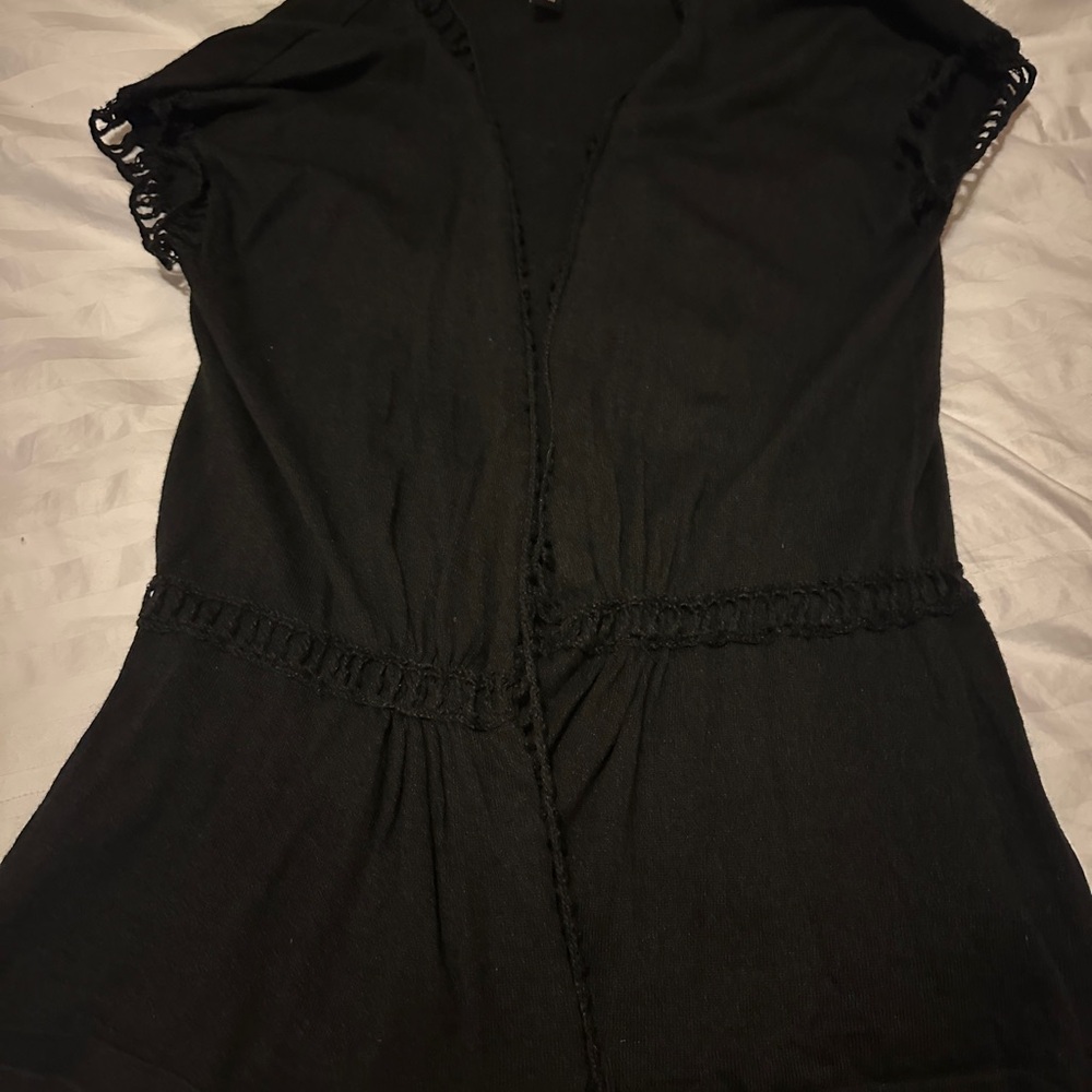 Black Knit Cardigan